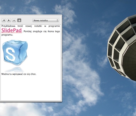 SlidePad - Notatki na Mac OS X